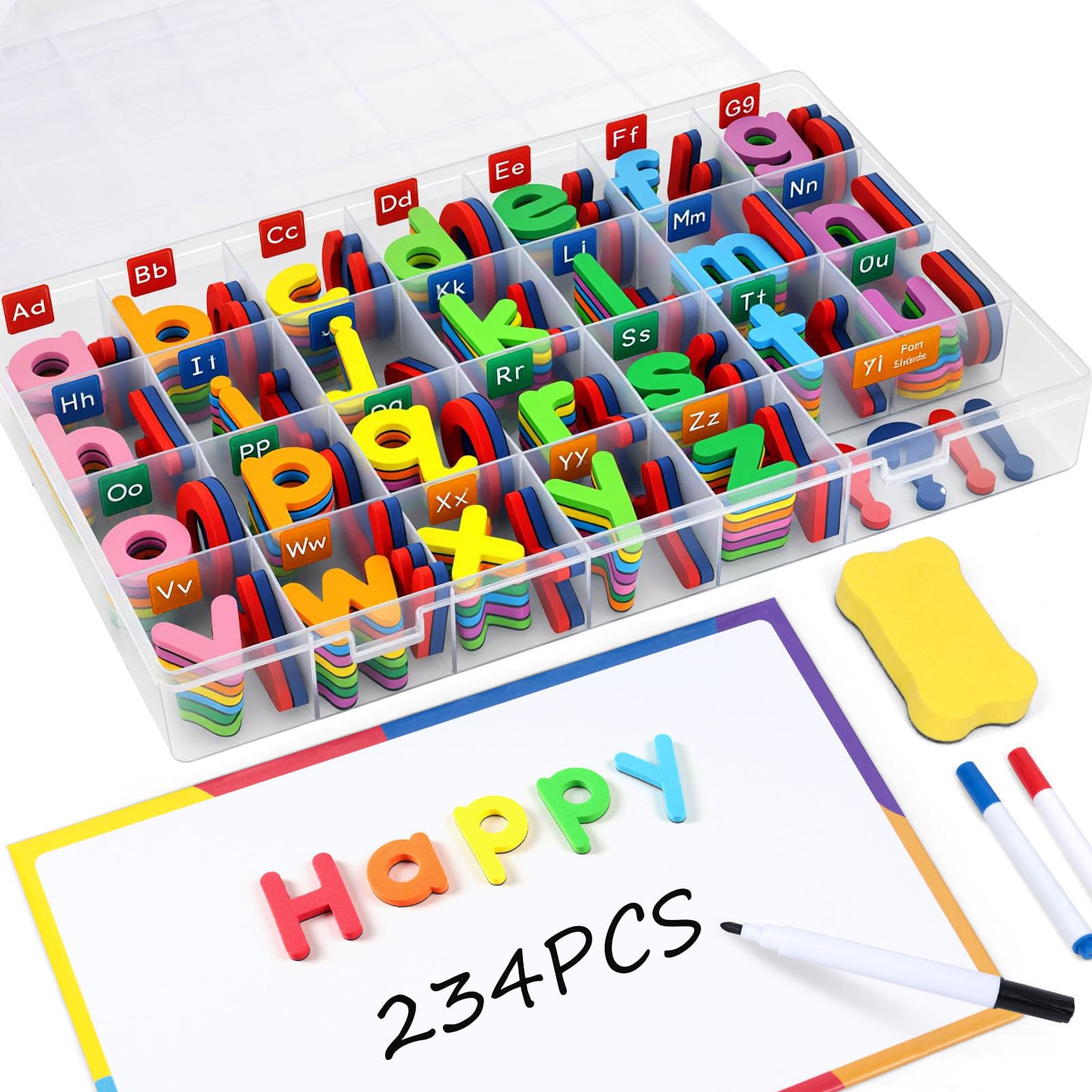 Amazon.com: LOVESTOWN Magnetic Alphabet Letters Set for Toddlers